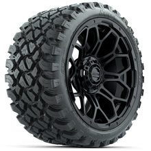 Set of (4) 15" GTW Bravo Matte Black Wheels with 23x10-R15 Nomad All-Terrain Tires