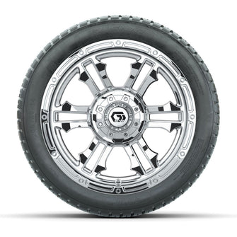 GTW® Shogun Chrome 14 in Wheels with 205/30-14 Fusion Street Tires – Full Set