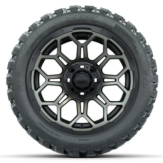 Set of (4) 14 in GTW Bravo Wheels with 23x10-14 GTW Nomad All-Terrain Tires