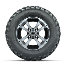 GTW Storm Trooper Machined/Black 12 in Wheels with 23x10.00-12 Rogue All Terrain Tires – Full Set