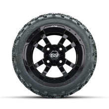 GTW Storm Trooper Black 10 in Wheels with 18x9.50-10 Rogue All Terrain Tires  Full Set