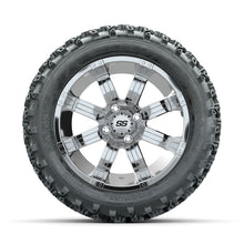 GTW Tempest Chrome 14 in Wheels with 23x10.00-14 Rogue All Terrain Tires  Full Set