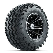 GTW Spyder Machined/Black 10 in Wheels with 20x10-10 Sahara Classic All Terrain Tires  Full Set