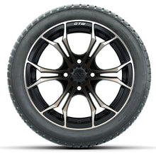 GTW Spyder Bronze/Matte Black 14 in Wheels with 205/30-14 Fusion Street Tires  Full Set