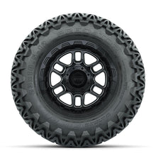 Set of (4) 12 in GTW® Titan Machined & Black Wheels with 23x10.5-12 Predator All-Terrain Tires