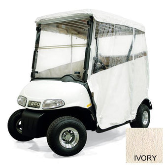 2007-16 Yamaha G29-Drive - Red Dot 3-Sided Ivory 2-Passenger Over-The-Top Soft Enclosure