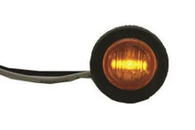 Amber LED Round Light with Rubber Gasket Lakeside Buggies Direct 