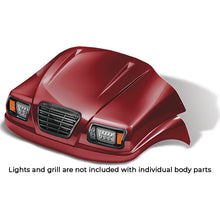 DoubleTake Phantom Front Cowl, Club Car Precedent 04+, Burgundy