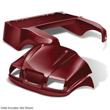 DoubleTake Phantom Body Kit with Grille, Club Car Precedent 04+, Burgundy