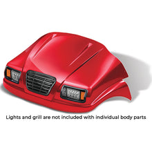 DoubleTake Phantom Front Cowl, Club Car Precedent 04+, Ruby