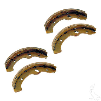 Brake Shoes, SET OF 4, E-Z-Go RXV, Gas 97-09.5/Elec 96-09.5, Workhorse 96+, Yamaha G9-G22 95-06