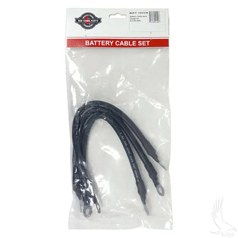 Battery Cable SET, Includes (3) 12" 4 gauge, E-Z-Go RXV 08+ Redhawk 