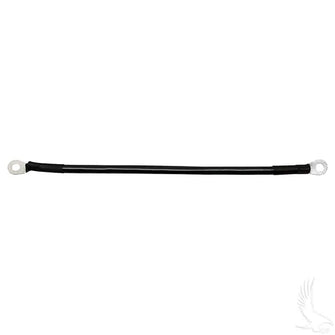 Battery Cable, 12" 4 Gauge Black Redhawk 