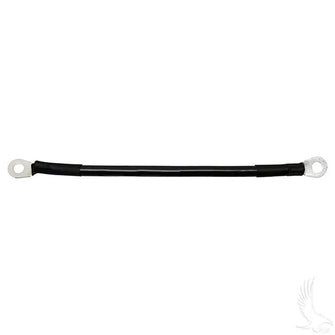 Battery Cable, 9" 4 gauge black Redhawk 