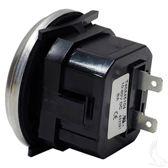 Contador de horas, cromado, 10 V-80 V CC