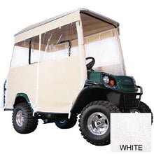 Club Car Precedent & Villager 4-Passenger White Track Style Vinyl Enclosure w/80&Prime; Stretch/Eagle Top PN# 64005 Red Dot 