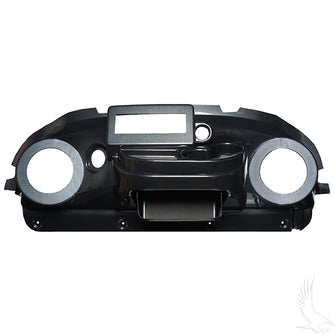 Dash, Deluxe with Radio/Speaker Cutout, Carbon Fiber, Club Car Tempo, Precedent