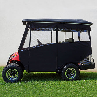 Caja Odyssey, parte superior RHOX de 88", color negro, unidad Yamaha con asiento trasero, PN n.° ENC-030-B