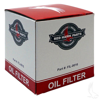 Oil Filter, E-Z-Go RXV/TXT with Kawasaki Engine, Club Car OHV Engine Gas 92-13