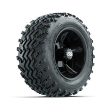 GTW Godfather Black 10 in Wheels with 18x9.50-10 Rogue All Terrain Tires  Full Set GTW 