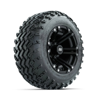 GTW Specter Matte Black 12 in Wheels with 22x11.00-12 Rogue All Terrain Tires  Full Set GTW 