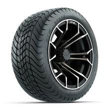 GTW Spyder Bronze/Matte Black 12 in Wheels with 215/35-12 Mamba Street Tires  Full Set GTW 