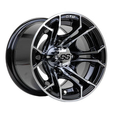 GTW Spyder Machined/Black 10 Inch Wheel GTW 