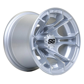 GTW Spyder Silver Brush 10 Inch Wheel GTW 