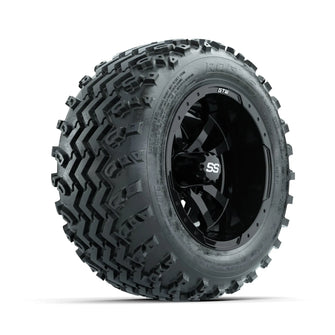 GTW Storm Trooper Black 10 in Wheels with 18x9.50-10 Rogue All Terrain Tires  Full Set GTW 