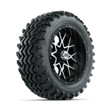 GTW Vortex Machined/Matte Black 14 in Wheels with 23x10.00-14 Rogue All Terrain Tires  Full Set GTW 