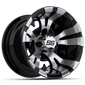 GTW&reg; Vampire 10x7 Machined & Black Wheel (3:4 Offset) PN# 19-162 GTW 