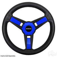 Giazza Steering Wheel, Black, Club Car Tempo, Onward, Precedent Hub Redhawk 