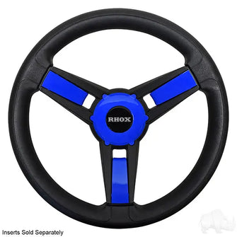 Giazza Steering Wheel, Black, E-Z-Go Hub Redhawk 