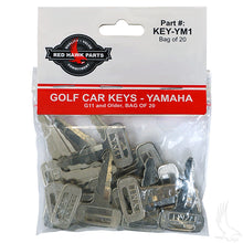 Llave, BOLSA DE 20, Yamaha G11 y modelos anteriores, PN N.° KEY-YM1