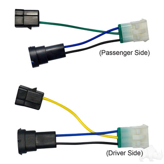 Barra de luces LED para faros delanteros, EZ-Go Medalist/TXT 94-13 con adaptadores para usar con arnés de fábrica PN# LGT-109LF