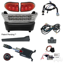 Kit de barra de luces LED para armar, Club Car Precedent, eléctrico 08.5+, 12-48 V (estándar, conexión) PN# LGT-306LBT2B4