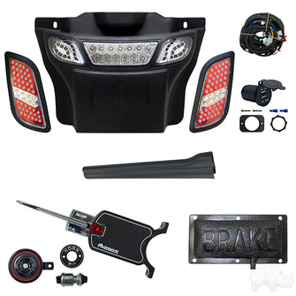 Build Your Own LED Light Bar Kit, E-Z-Go RXV 08-15 (Basic, Pedal Mount)