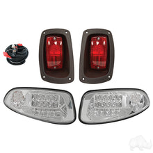 Kit de iluminación LED Super Saver completo, EZ-Go RXV 16-21, 12 V, n.º de pieza LGT-362LC