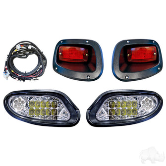 Kit de luces LED estilo fábrica RHOX con arnés Plug and Play, EZ-Go TXT 14+, 12-48 V, PN n.° LGT-371L