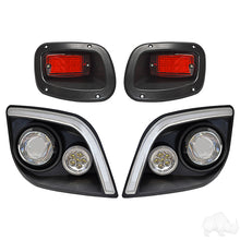 RHOX LED Light Kit w/ RGBW LED Running Lights and Plug and Play Harness, E-Z-Go Express, 12-48V