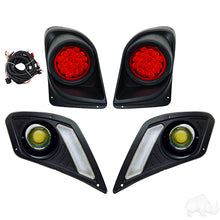 Kit de luces LED RHOX con arnés Plug and Play, montaje original, Yamaha Drive2, 12-48 V, PN n.° LGT-416L