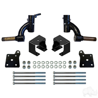 Kit de elevación de husillo de caída de 3" RHOX, EZ-Go TXT Gas 19+ con motor EX1, eléctrico 01.5+ PN# LIFT-314