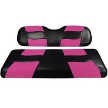 MadJax® Riptide Black/Pink Two-Tone EZGO TXT & RXV Front Seat Covers Madjax 