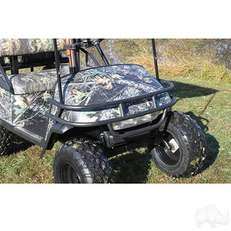 RHOX Brush Guard, Front Black Powder Coat Steel, E-Z-Go TXT 96-13 Redhawk 