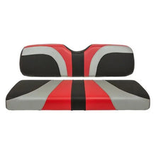 Red Dot Blade Red Silver and Carbon Fiber Rear Seat Cushions - GTW-Genesis Rear Seats Red Dot 