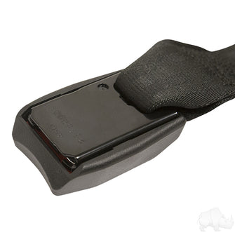 Cinturón de seguridad RHOX, negro, cinturón de regazo completamente extendido de 60", PN# SEAT-2000