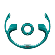 DoubleTake Pilot Steering Wheel Inserts, Universal, Teal