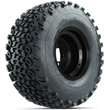 Set of (4) 10 in Black Steel Offset Wheels with 22x11-10 Duro Desert All Terrain Tires PN# A19-587 Lakeside Buggies Direct 