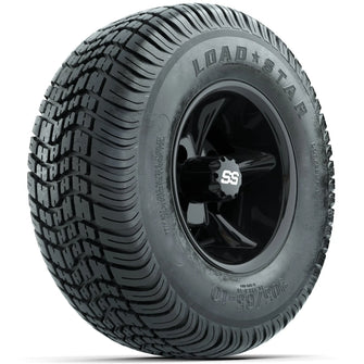 Set of (4) 10 in GTW Godfather Wheels with 205/65-10 Kenda Load Star Tires PN# A19-631 GTW 