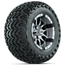 Set of (4) 12 in GTW Diesel Wheels with 23x10.5-12 GTW Predator All-Terrain Tires PN# A19-664 GTW 